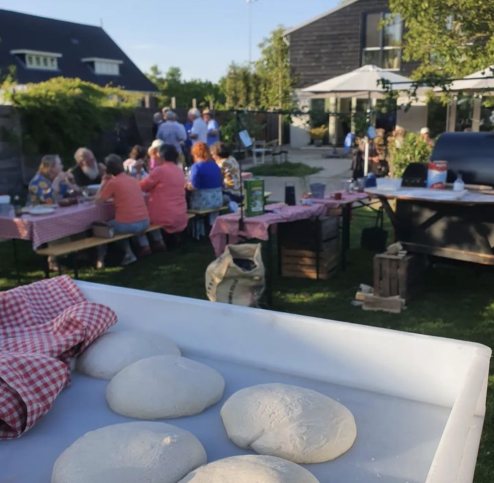Pizzafiets in actie