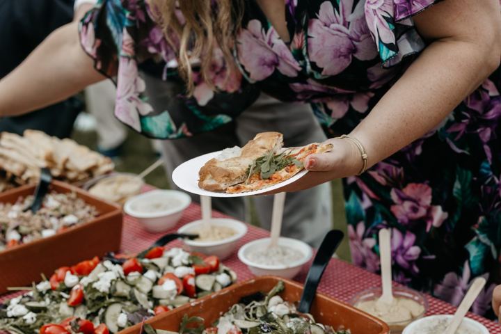 Pizzafiets in actie